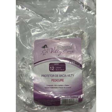 (2.99) PROTETOR DE BACIA COM 12 UNIDADES - VILTY CARE --0